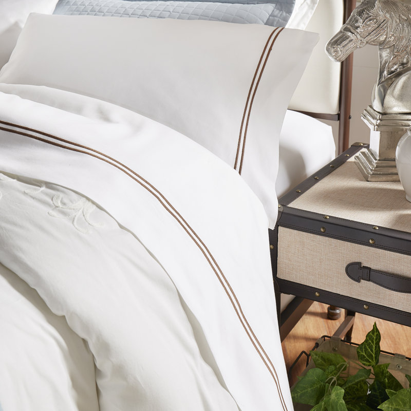 1000 Thread Count Stripe Superior Combed Cotton Sheet Set & Reviews